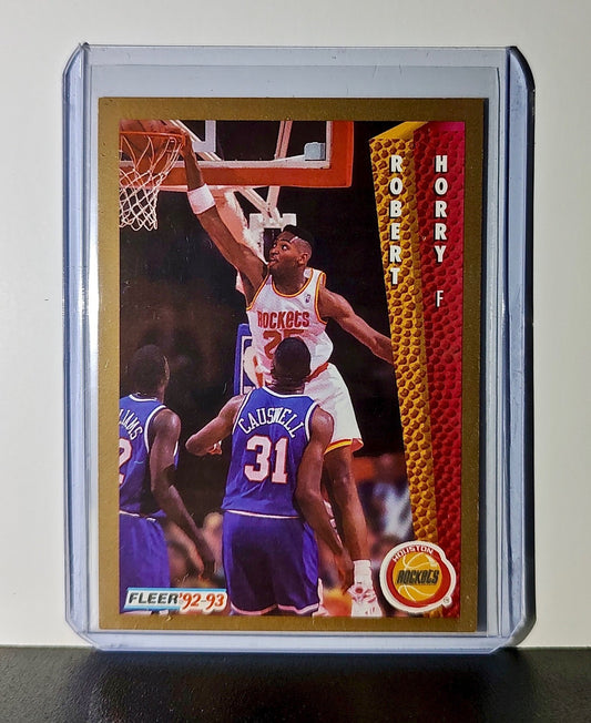 Robert Horry 1992-93 Fleer NBA #347 Card Houston Rockets