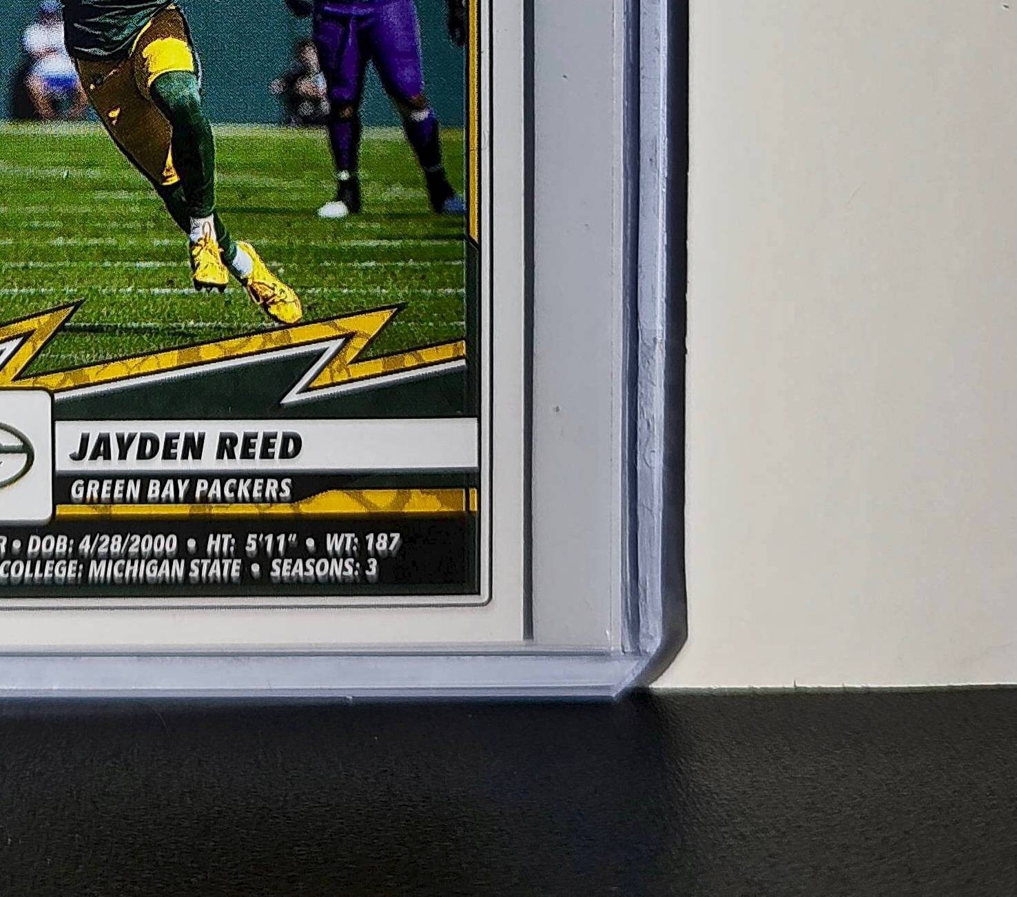 Jayden Reed 2025 Panini NFL #394 Sticker Green Bay Packers