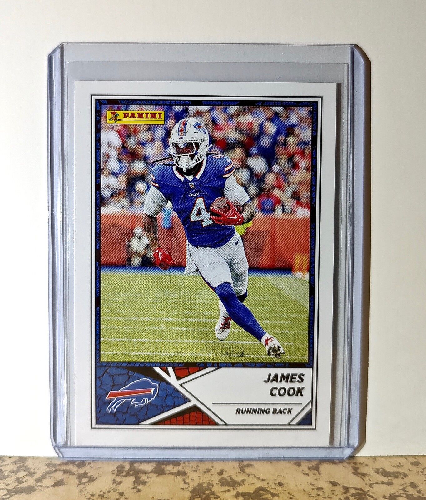 James Cook 2024 Panini NFL #41 Sticker Card Buffalo Bills