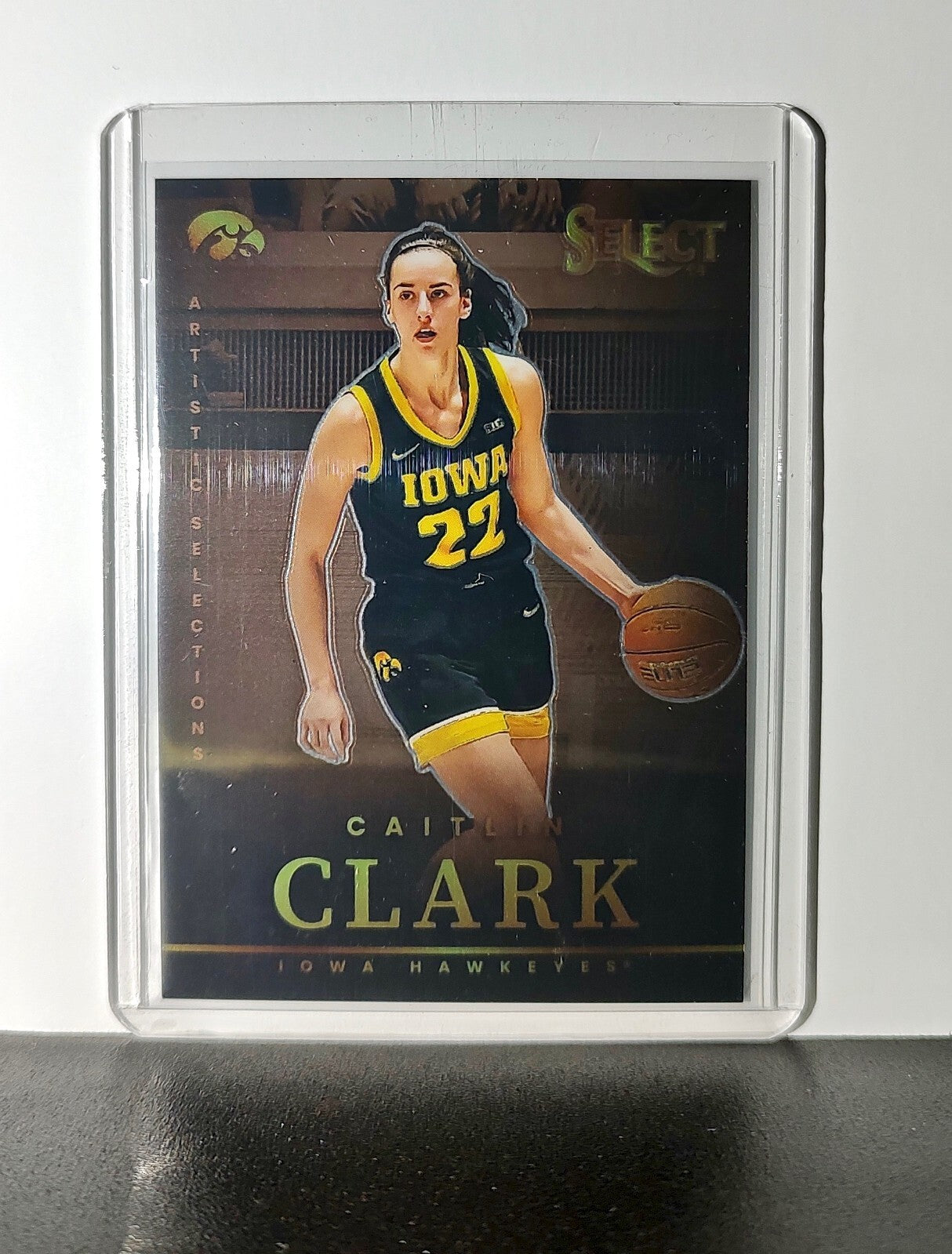 Caitlin Clark 2024 Panini Select Artistic Selections #AS1 Card Iowa Hawkeyes