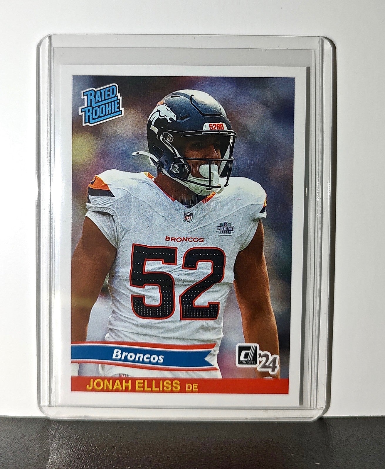 Jonah Elliss Rookie 2024 Panini Rated Rookie Retro NFL #36 Card Broncos 1 of 890