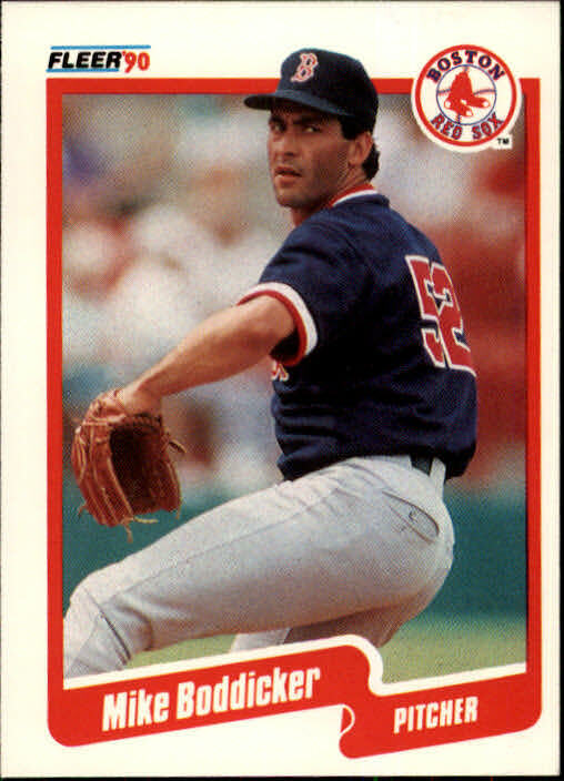 1990 Mike Boddicker Fleer Baseball Card #267