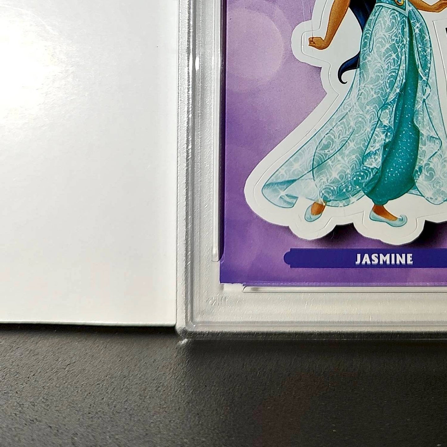 Jasmine 2025 Topps Disney #ES-15 Enchanted Sticker Card Aladdin PSA 7