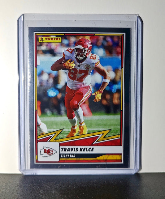 Travis Kelce 2025 Panini NFL #56 Foil Sticker Card Kansas City Chiefs