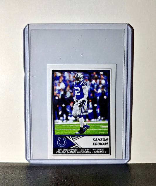 Samson Ebukam 2024 Panini NFL Sticker #195 Indianapolis Colts