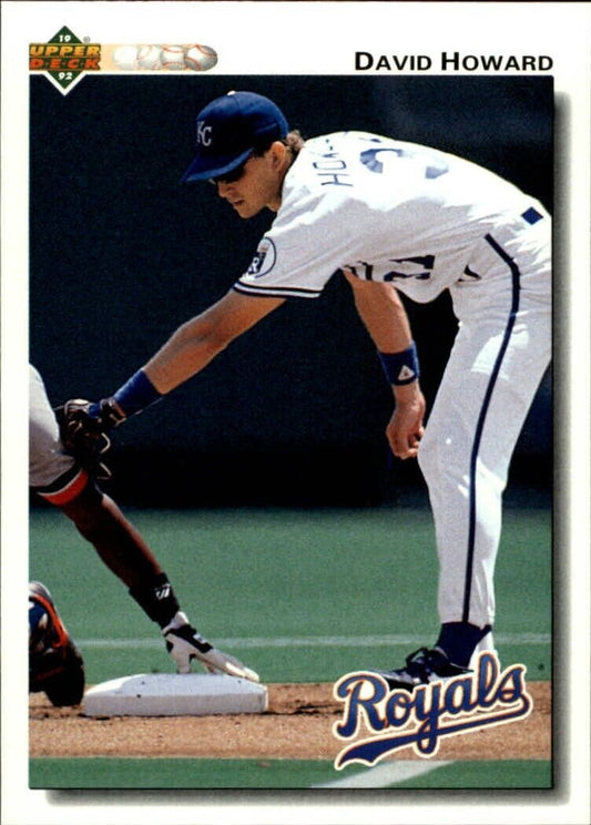 David Howard 1992 Upper Deck MLB #216 Baseball Card Kansas City Royals