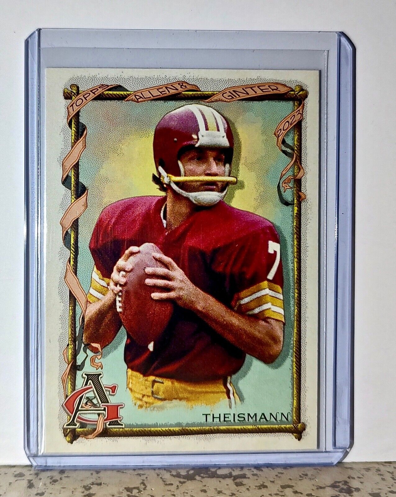 Joe Theismann 2023 Topps Allen & Ginter NFL #450 Card Washington Redskins