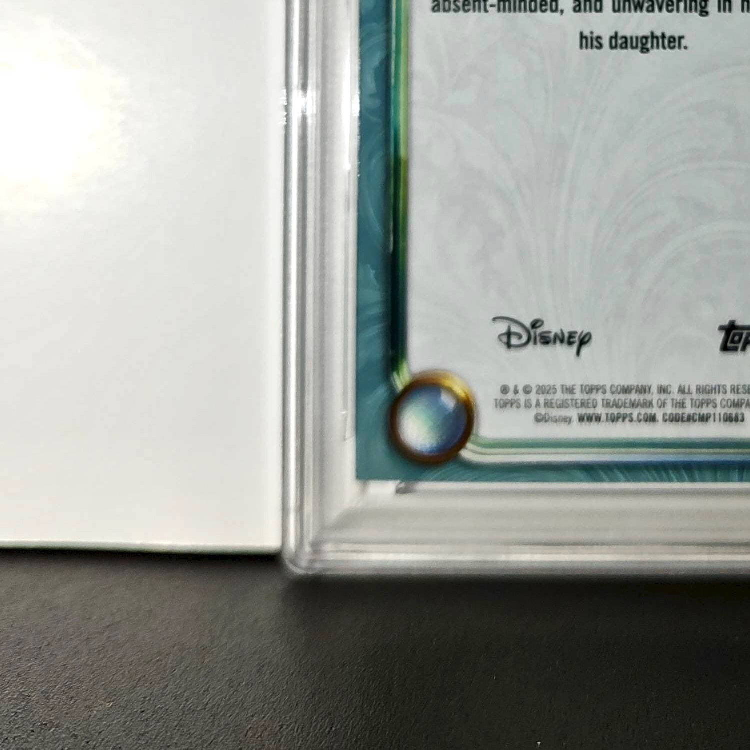 Maurice 2025 Topps Disney Wonder #126 Diamond Card Beauty and the Beast PSA 7