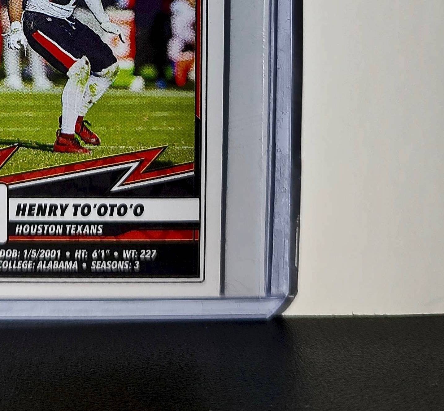 Henry To'oto'o 2025 Panini NFL #176 Sticker Houston Texans