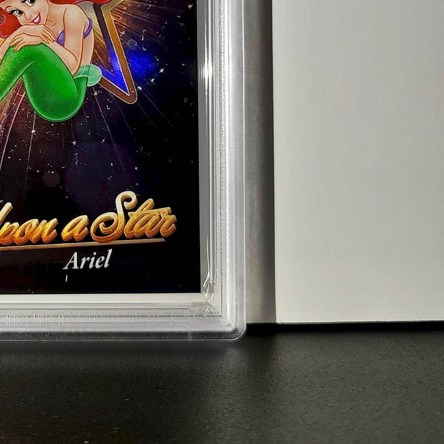 Ariel 2025 Topps Chrome Disney #W-15 Wish Upon A Star Die Cut PSA 8