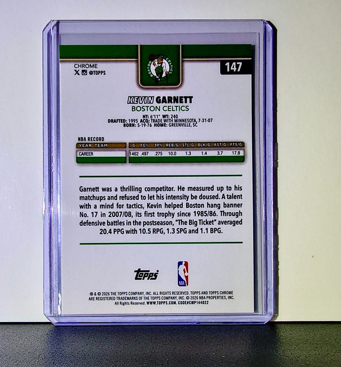 Allen Iverson 2025-26 NBA Topps Chrome Update #147 Basketball Card 76ers 