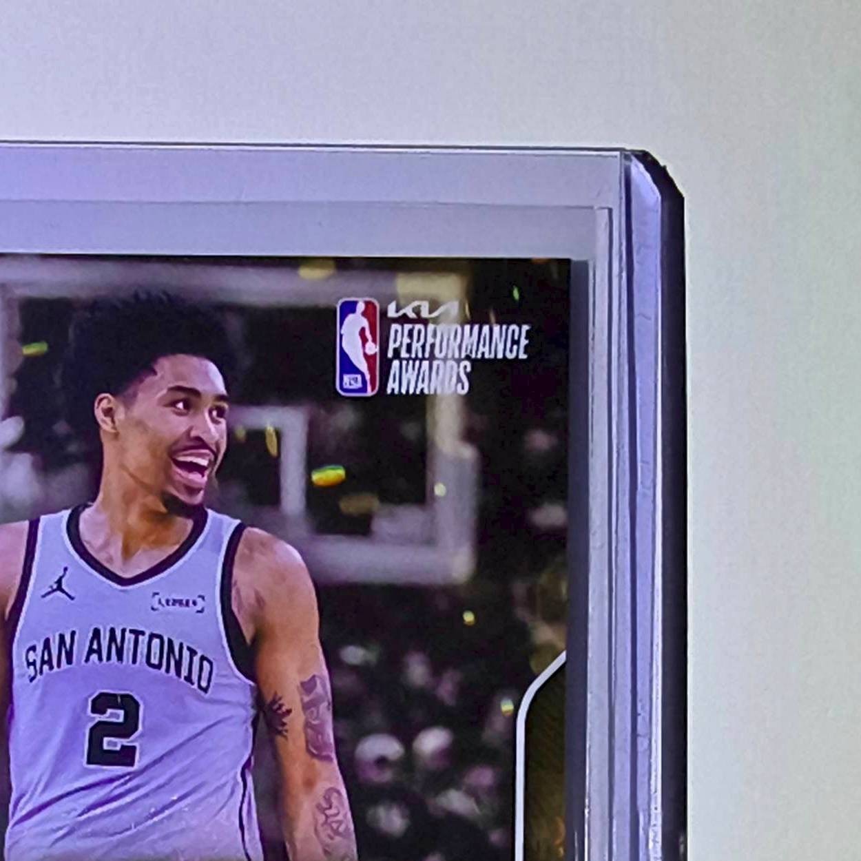 Dylan Harper Rookie 2025-26 Topps Now NBA All-Rookie 1st Team 34/50 Gold Spurs