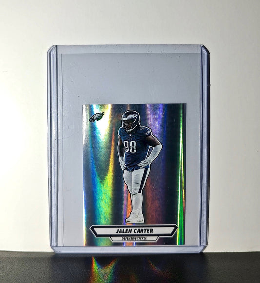 Jalen Carter 2025 Panini NFL #331 Foil Sticker Eagles