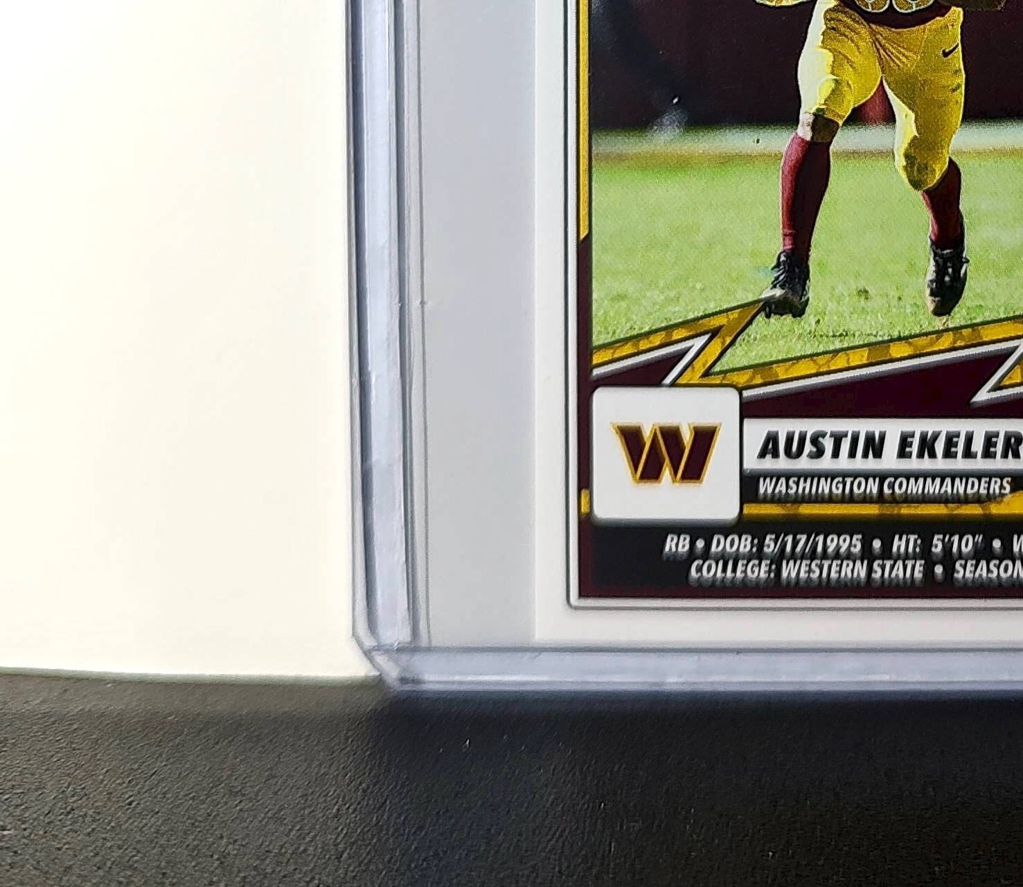 Austin Ekeler 2025 Panini NFL #346 Sticker Washington Commanders
