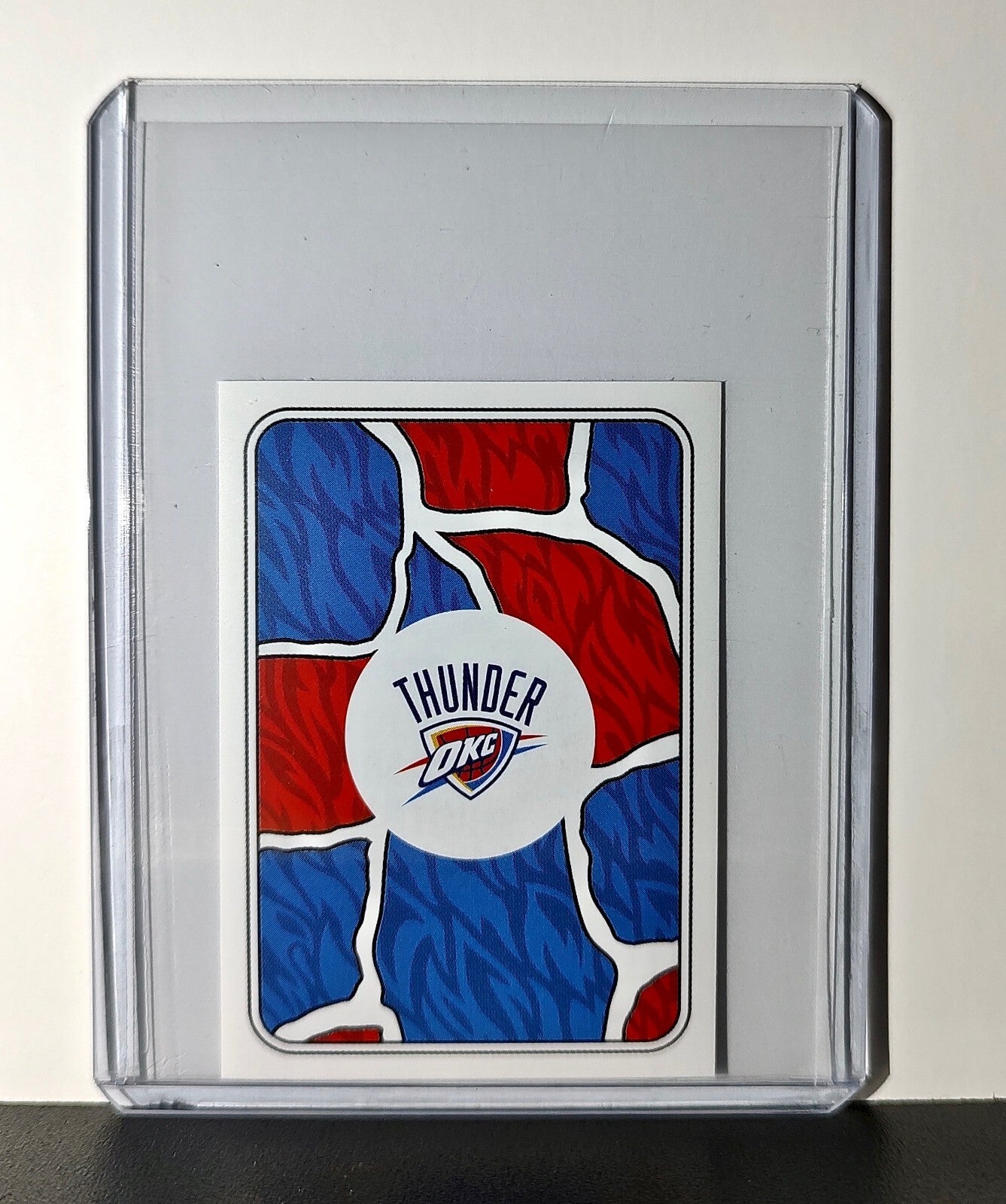 Logo 2024-25 Panini NBA #418 Sticker Card Oklahoma City Thunder