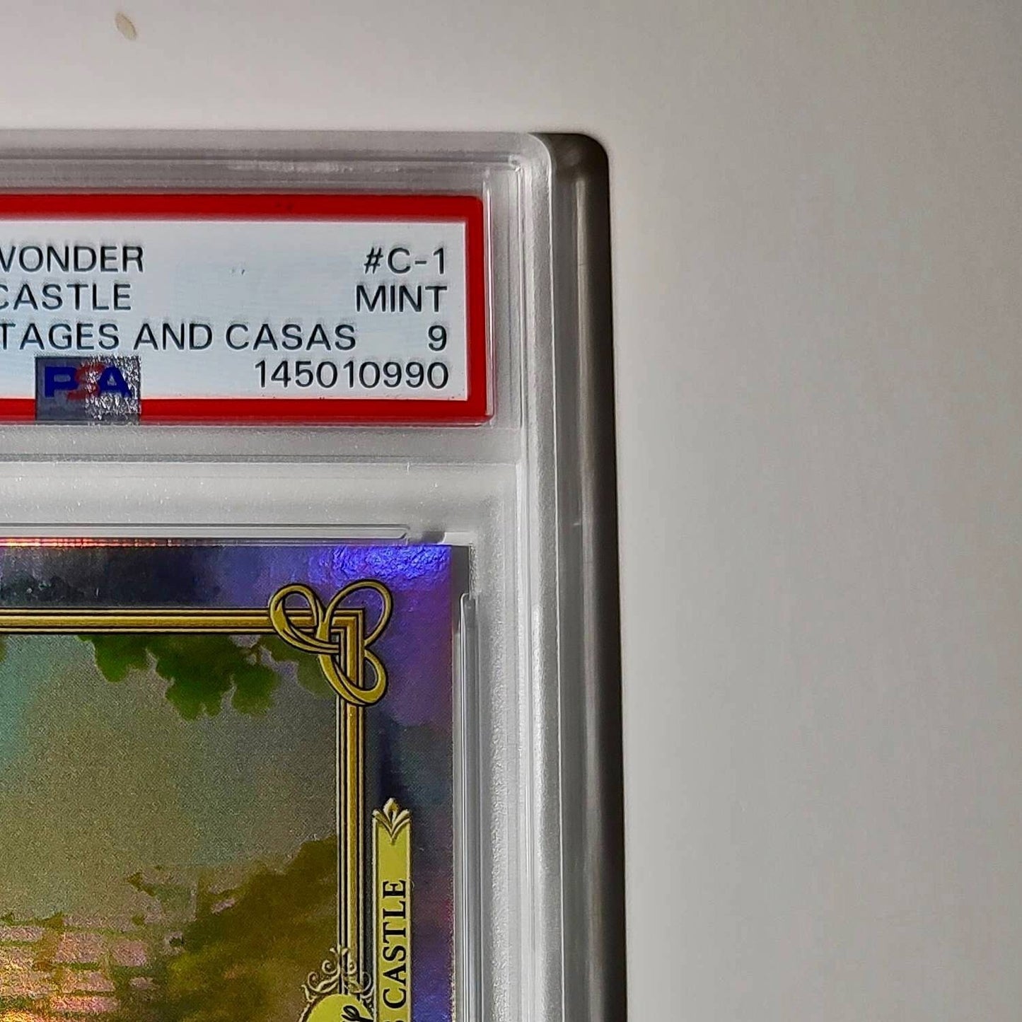 The Queen's Castle 2025 Topps Disney #C-1 Card PSA 9