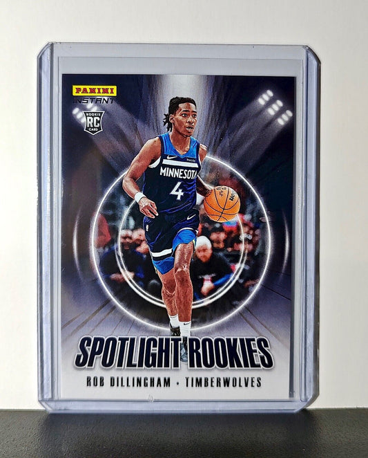 Rob Dillingham Rookie 2024-25 Panini Spotlight Rookies NBA #8 Wolves 1 of 170