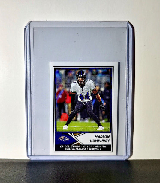 Marlon Humphrey 2024 Panini NFL Sticker #115 Baltimore Ravens