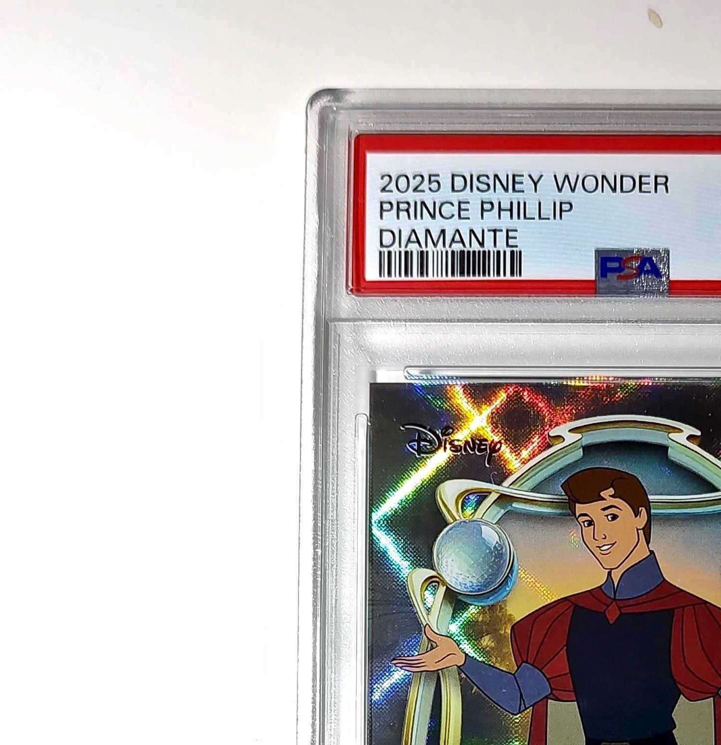 Prince Phillip 2025 Topps Disney #34 Winter Variant Card Sleeping Beauty PSA 9