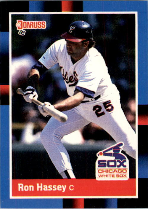 1988 Ron Hassey Donruss Baseball Card #580