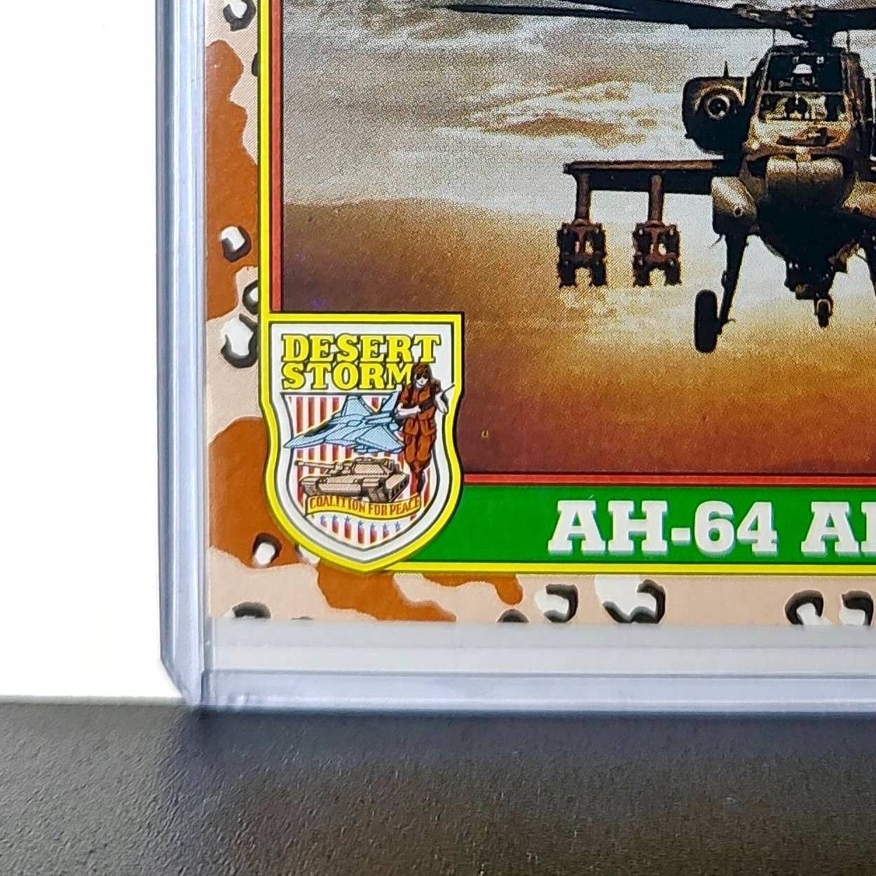 AH-64 Apache 1991 Topps Desert Storm #11 Card