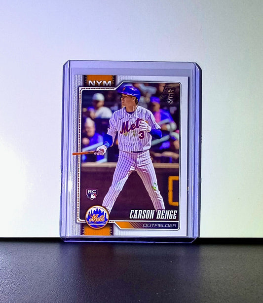 Carson Benge Rookie 2026 Topps Update MLB #US3 Card New York Mets
