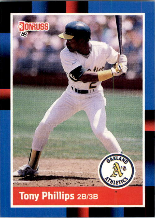 1988 Tony Phillips Donruss Baseball Card #221