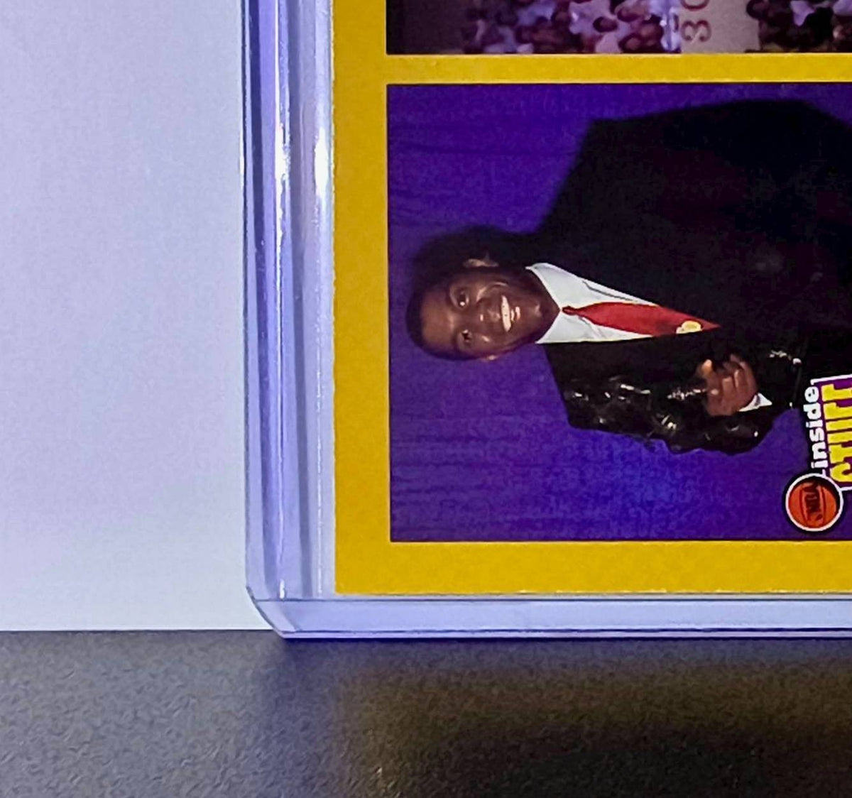 Michael Jordan Magic Johnson 1990-91 NBA Hoops Super Streaks #385 Card Bulls