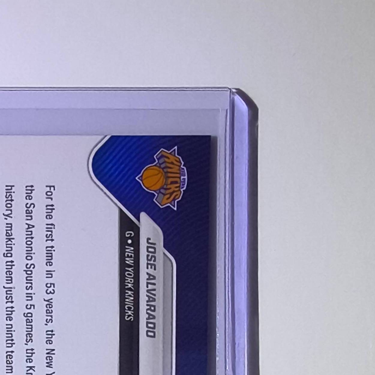 Jose Alvarado 2026 Topps Now NBA Champions #C9-SP Card New York Knicks