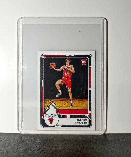 Matas Buzelis Rookie 2024-25 Panini NBA #161 Sticker Card Chicago Bulls