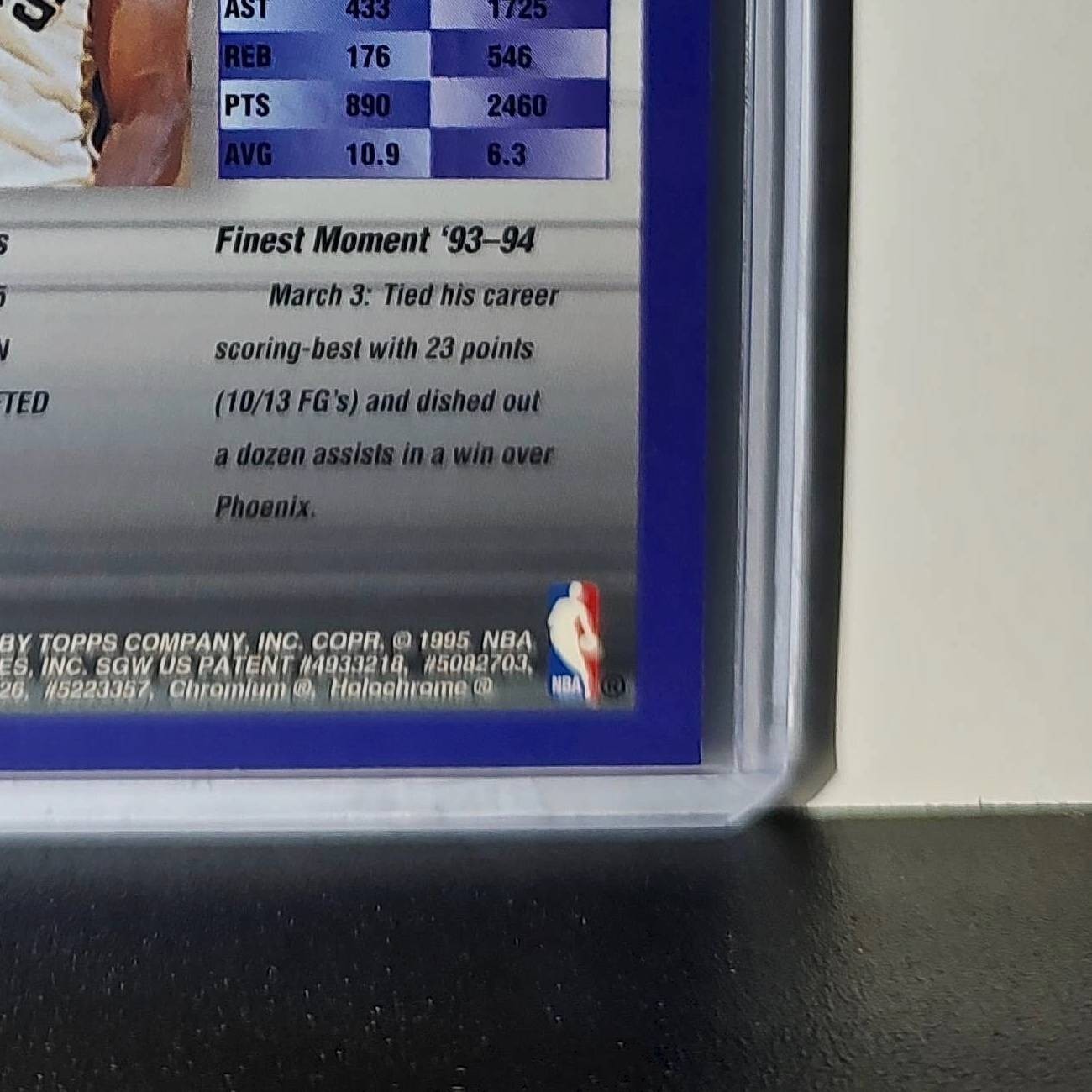 Avery Johnson 1994-95 Topps Finest #318 Basketball Card