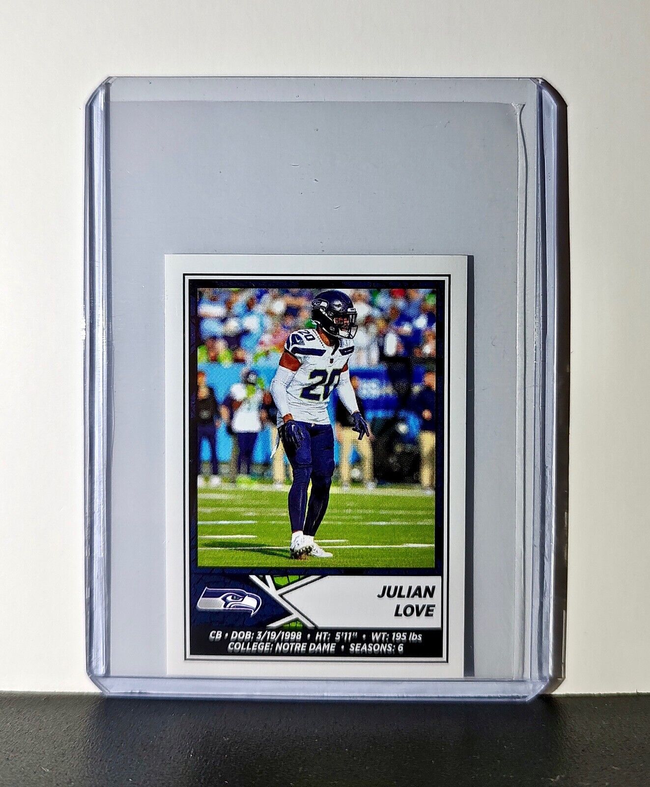 Julian Love 2024 Panini NFL Sticker #551 Seattle Seahawks
