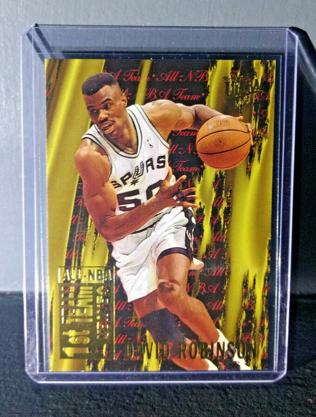 1995-96 David Robinson Fleer Ultra All-NBA Team #4 Basketball Card