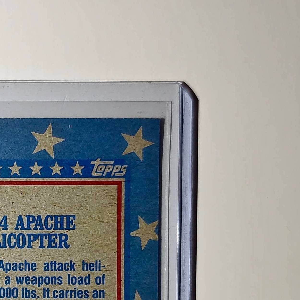 AH-64 Apache Helicopter 1991 Topps Desert Storm #164 Card