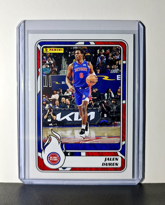 Jalen Duren 2024-25 Panini NBA #50 Sticker Card Detroit Pistons