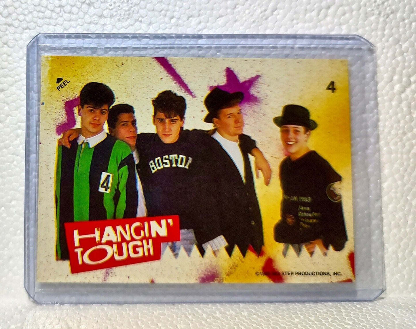 Hangin' Tough 1989 New Kids on the Block #4 Sticker Trading Card