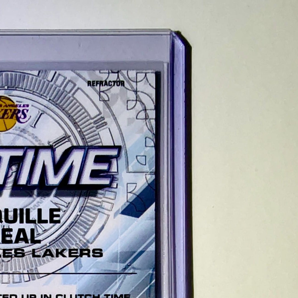 Shaquille O'Neal 2025-26 NBA Topps Chrome Update Go Time Refractor #GT-8 Card