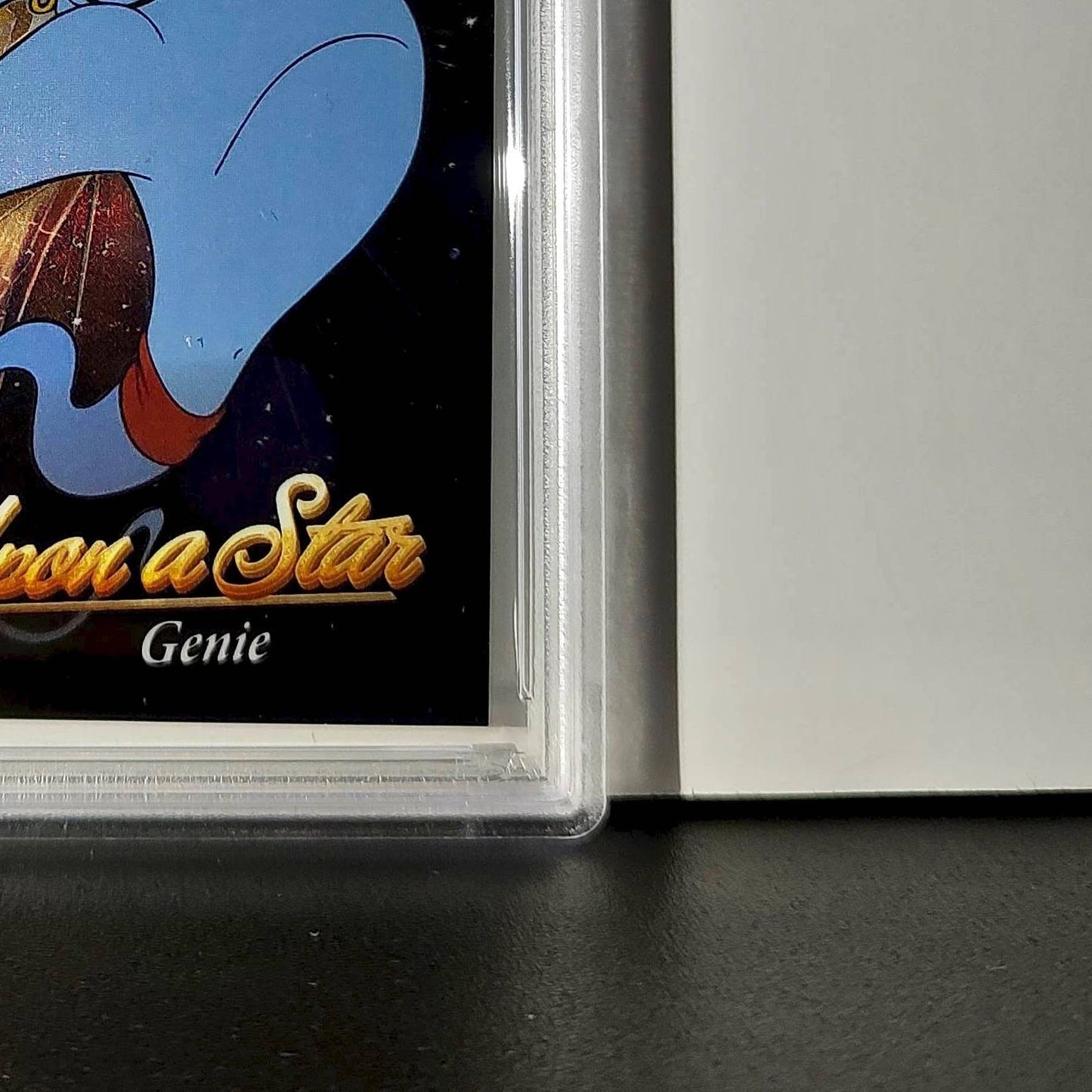 Genie 2025 Topps Chrome Disney #W-6 Wish Upon A Star Die Cut Card Aladdin PSA 9