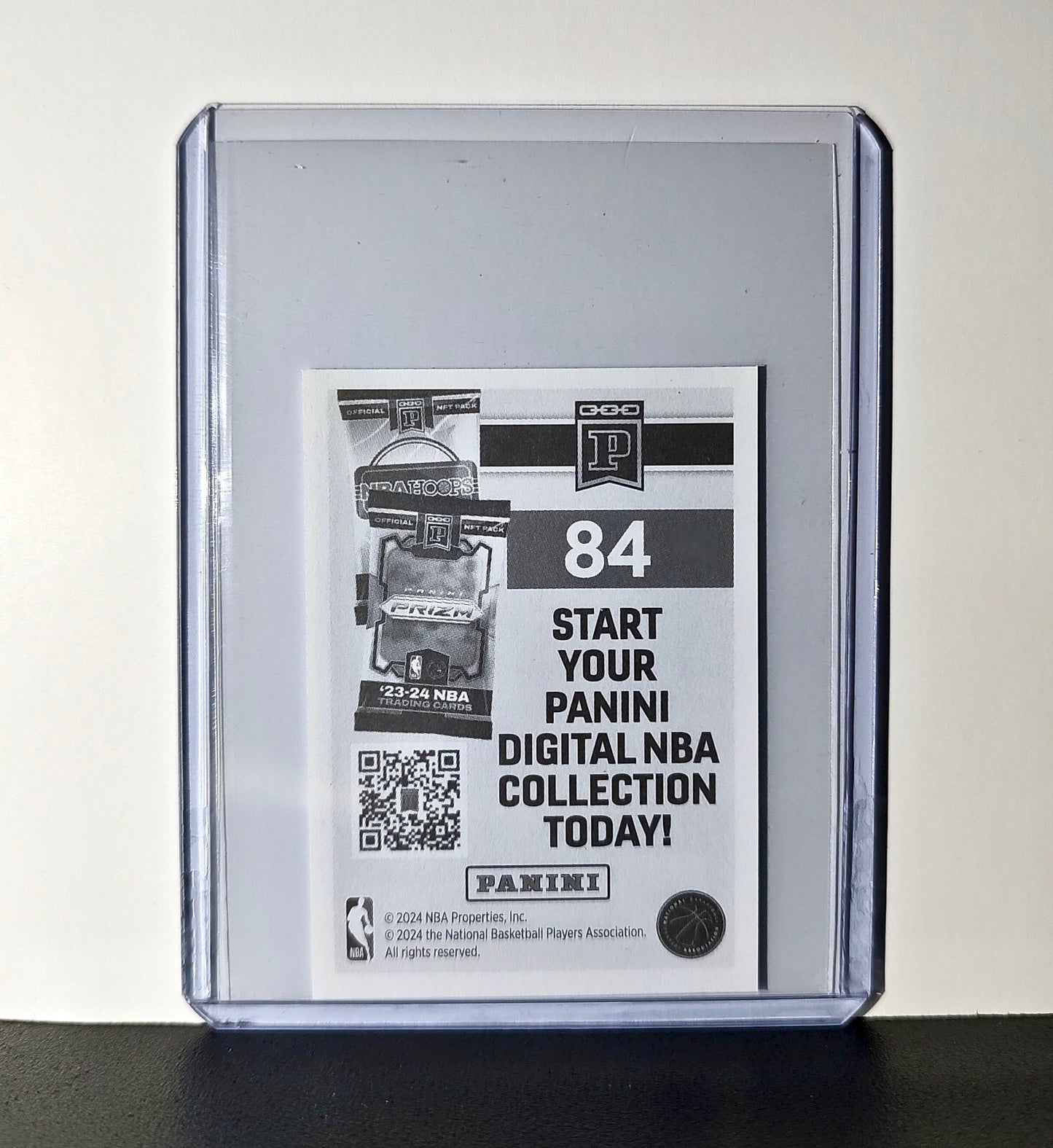 Tidjane Salaün Rookie Draft 2024-25 Panini NBA 84 Sticker Card Charlotte Hornets