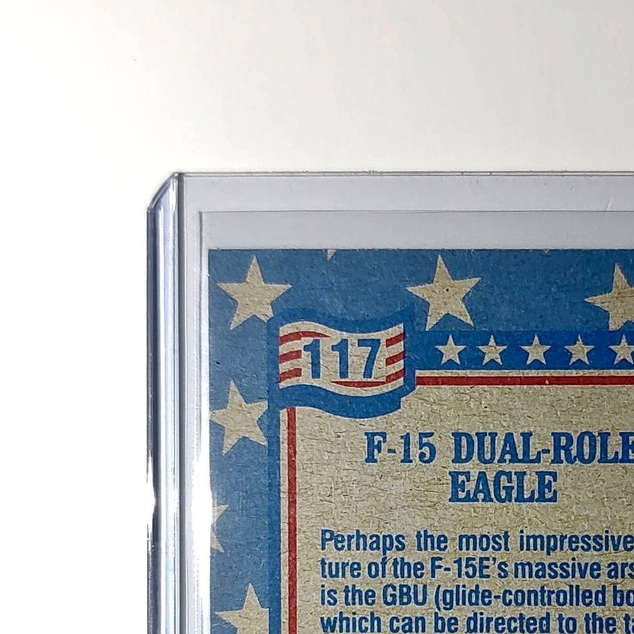 F-15 Dual-Role Eagle 1991 Topps Desert Storm #117 Card
