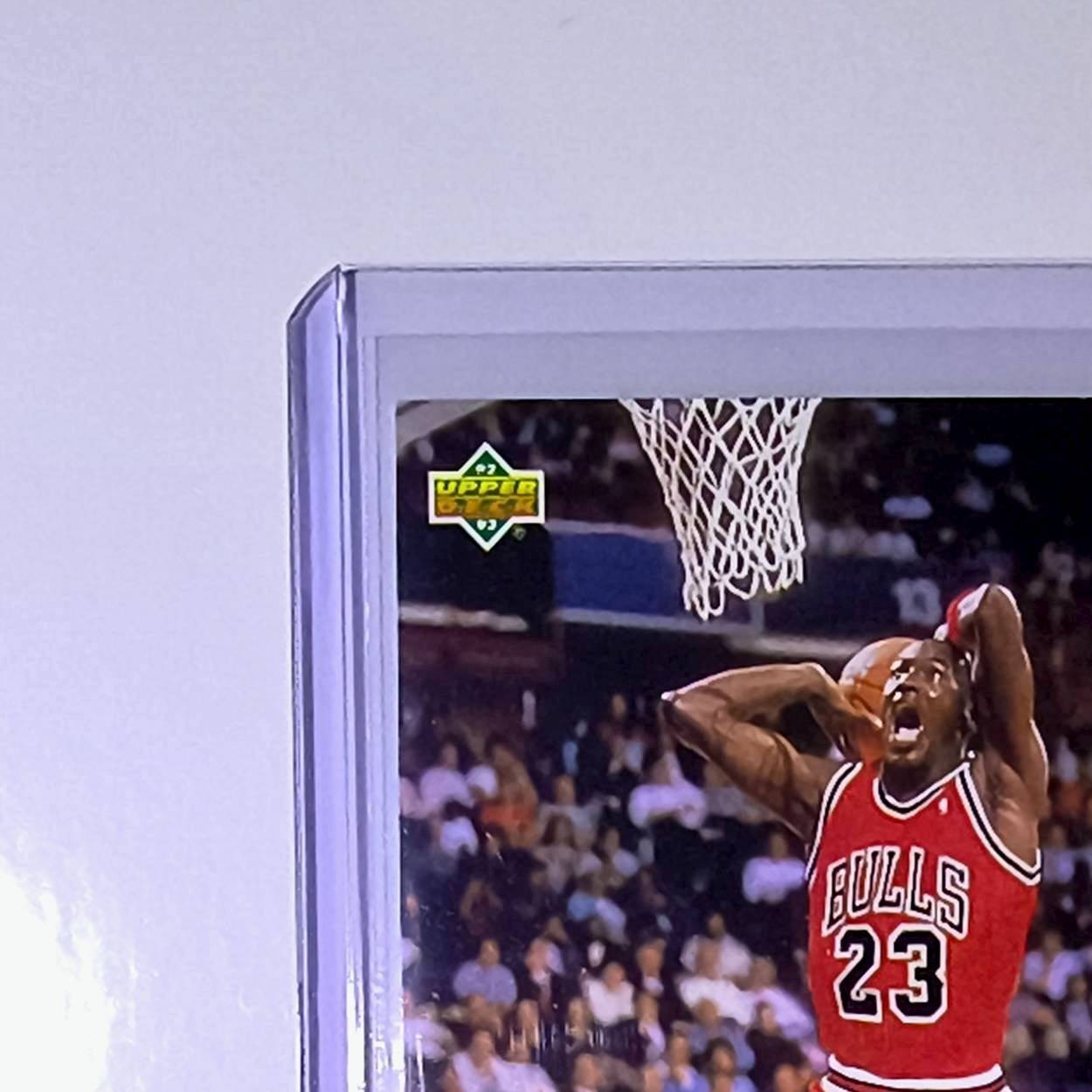 Michael Jordan 1992-93 Upper Deck Game Faces #488 Basketball Card Chicago Bulls