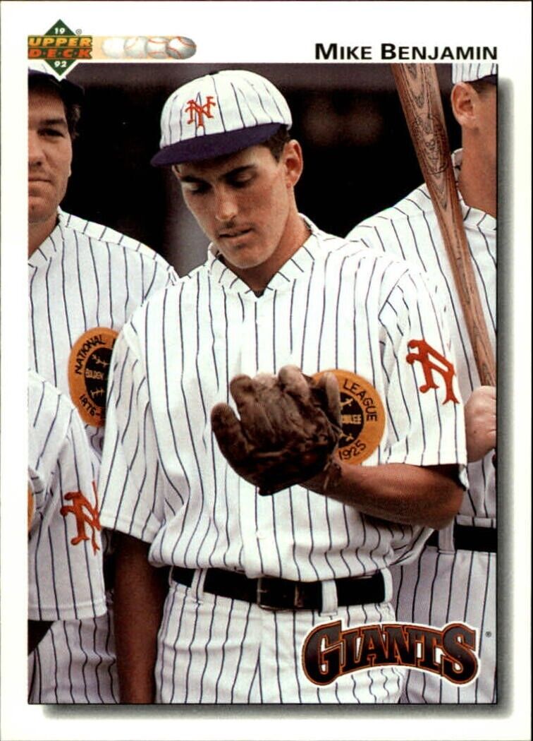 Mike Benjamin 1992 Upper Deck MLB #268 Baseball Card San Francisco Giants