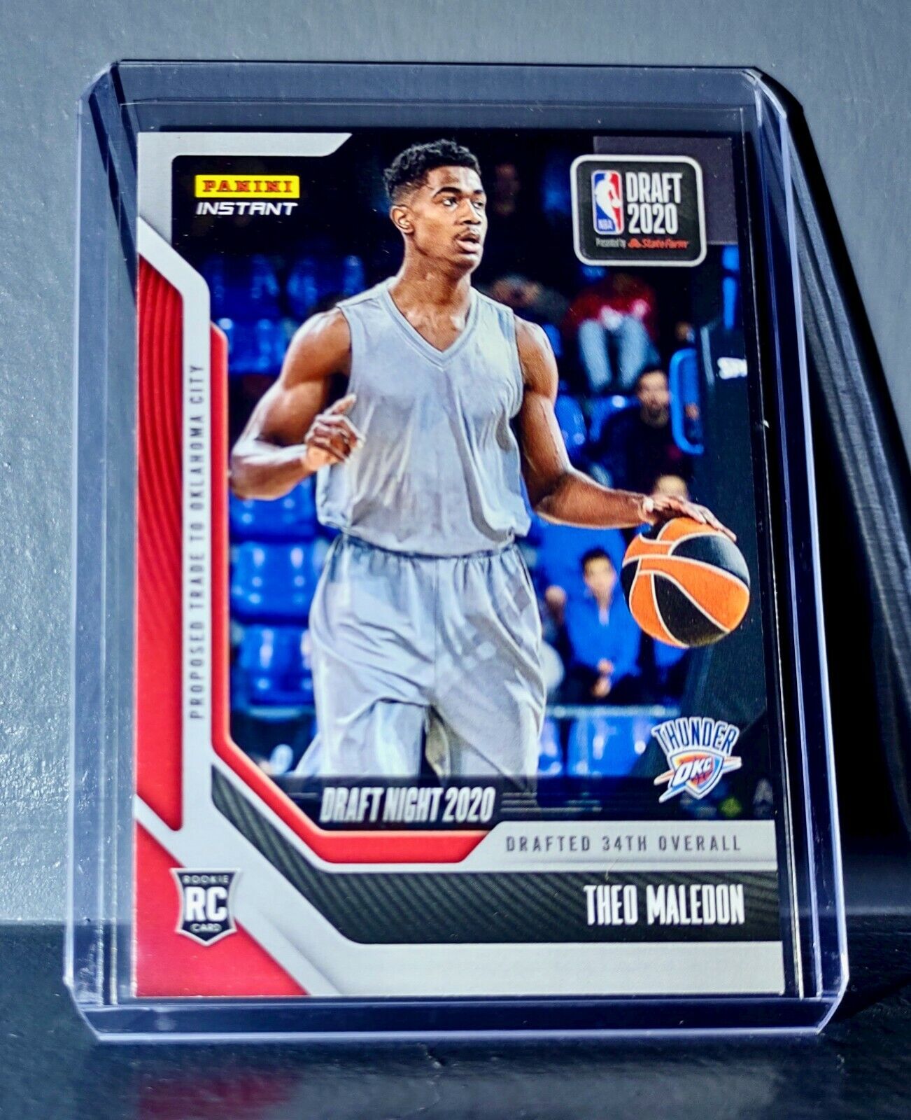 Theo Maledon 2020-21 Panini NBA Draft Night #29 Basketball Rookie Card 1 of 282