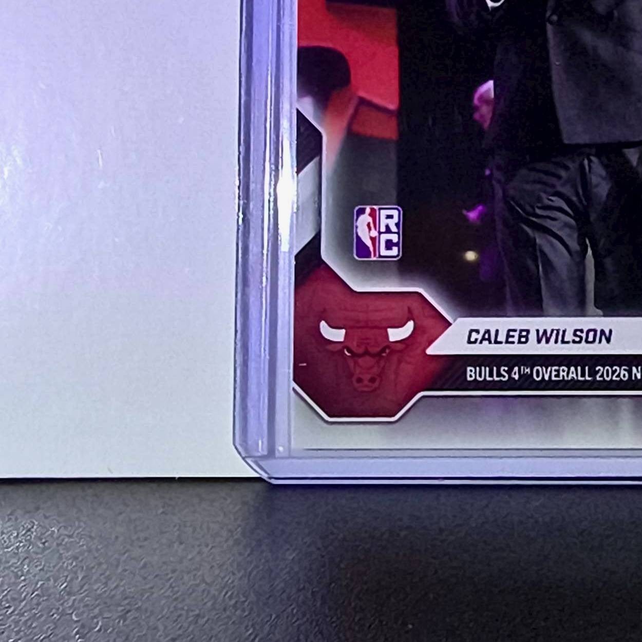Caleb Wilson Rookie 2026-27 Topps NBA Draft Night #CWIL Card Bulls