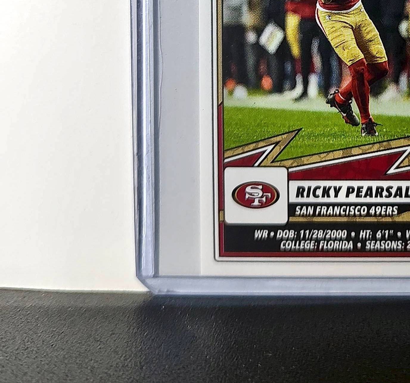 Ricky Pearsall 2025 Panini NFL #524 Sticker San Francisco 49ers