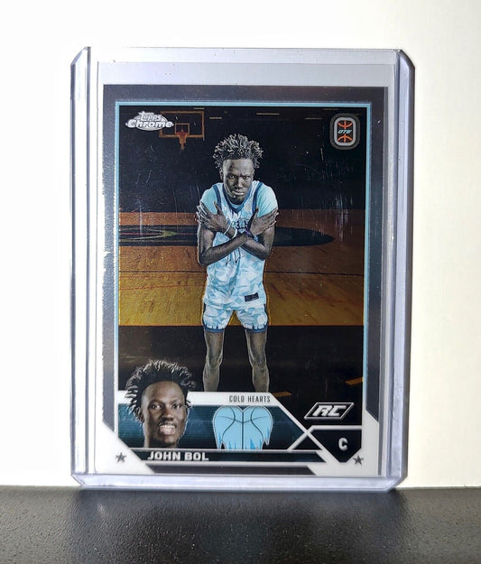 John Bol Rookie Card 2023-24 Topps Chrome Overtime #19 Cold Hearts