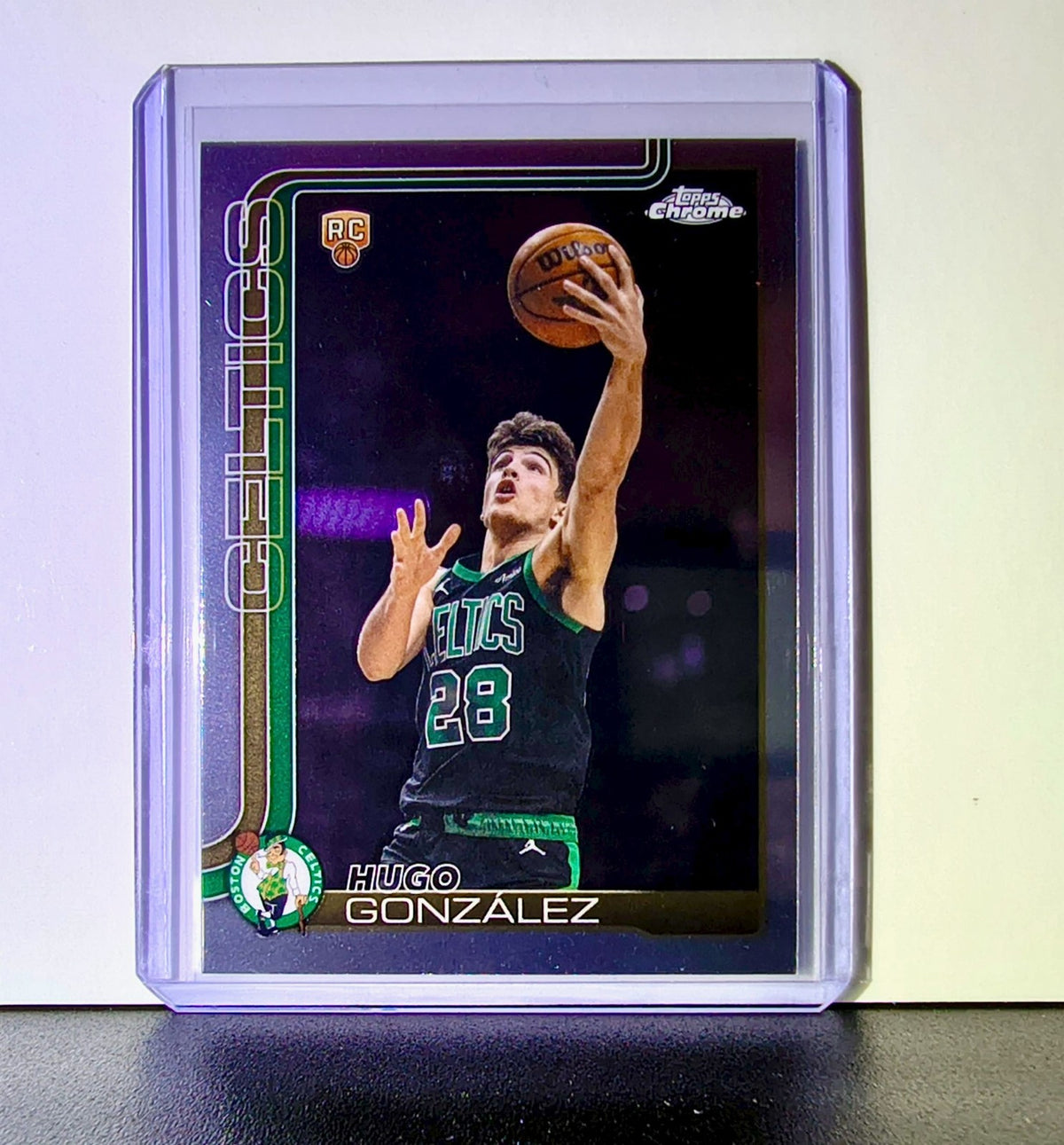 Hugo González Rookie 2025-26 NBA Topps Chrome Update #178 Card Boston Celtics