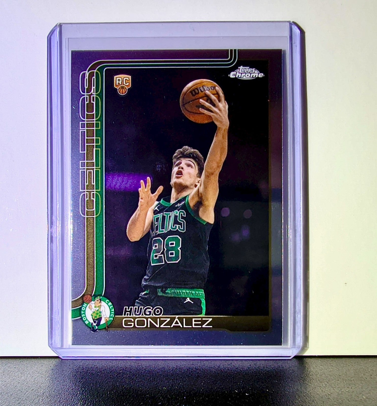 Hugo González Rookie 2025-26 NBA Topps Chrome Update #178 Card Boston Celtics