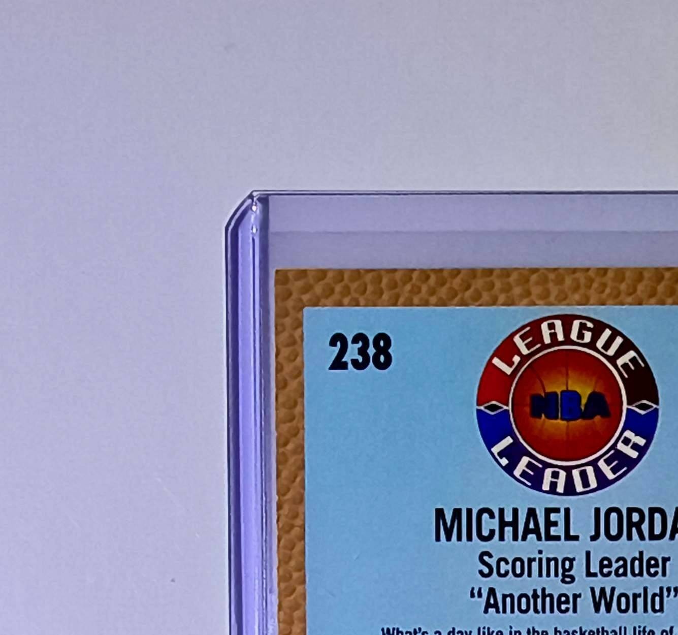 Michael Jordan 1992-93 Fleer League Leader #238 Basketball Card Chicago Bulls