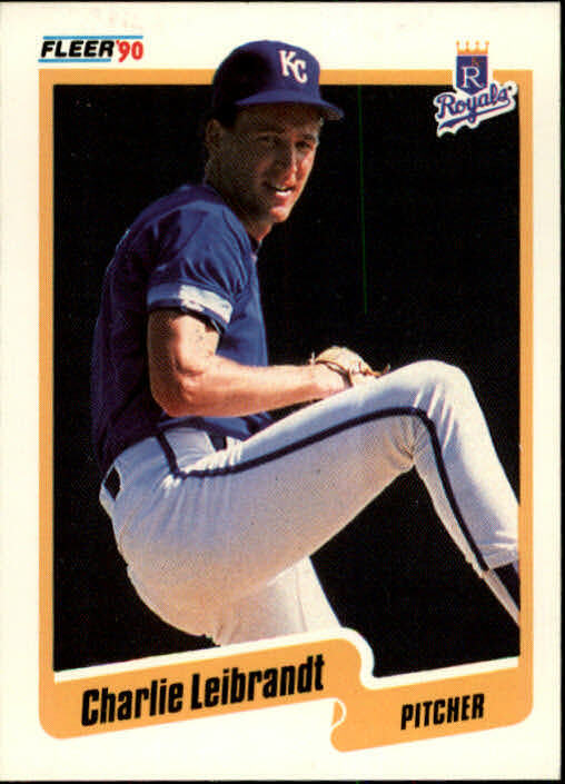 1990 Charlie Leibrandt Fleer Baseball Card #112